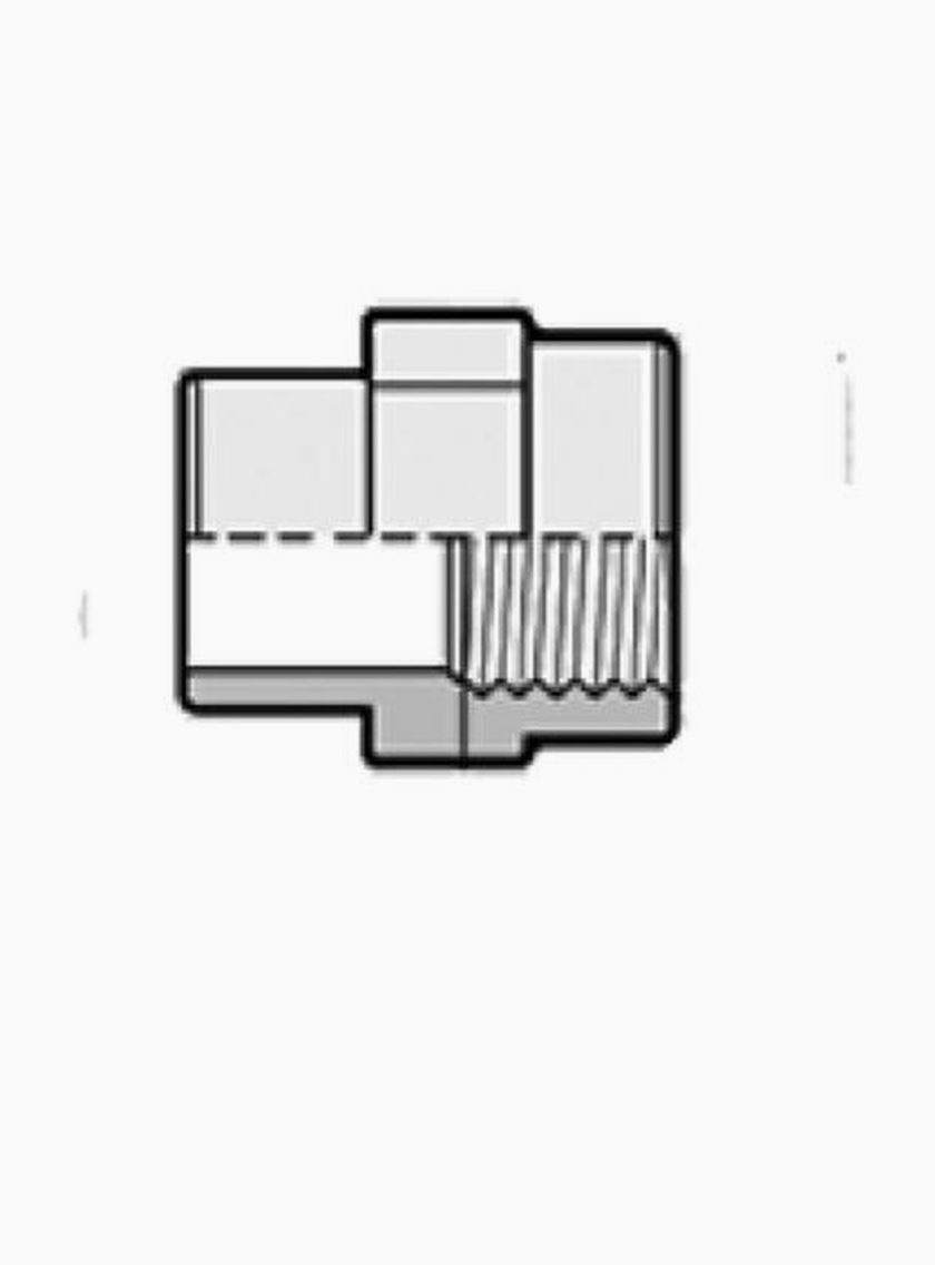 Embouts Filetes Femelle a coller D63 x F 1"1/2 – Image 2