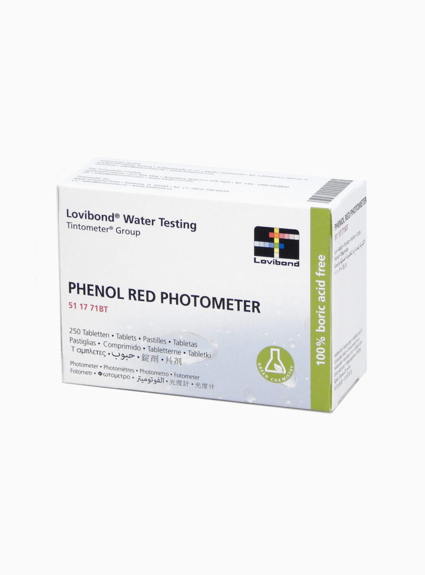 Tablettes Phenol Red carton 250pcs - Scuba II