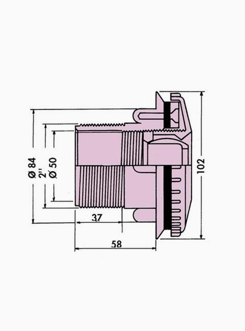 Refouleur orientable 2" couleur liner Hayward – Image 5