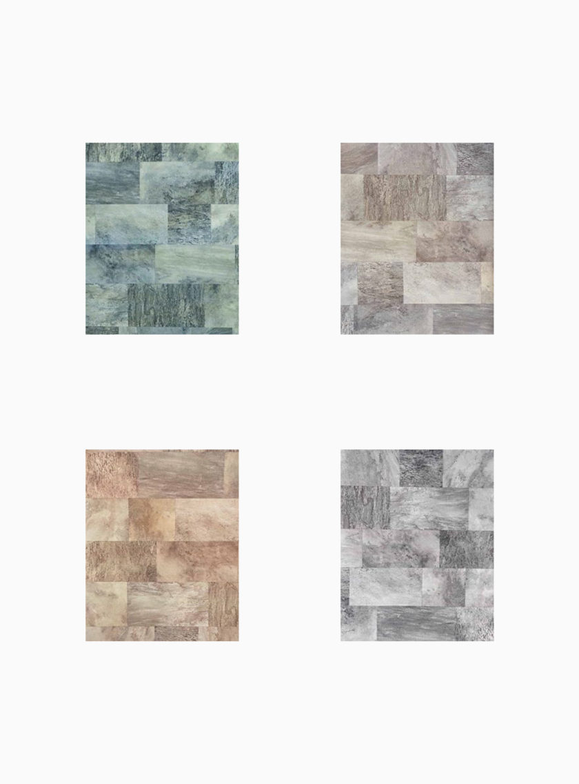 Rouleau Haogenplast Stone Tile 3D