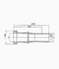 Traversée de paroi 250mm liner Hayward – Image 2