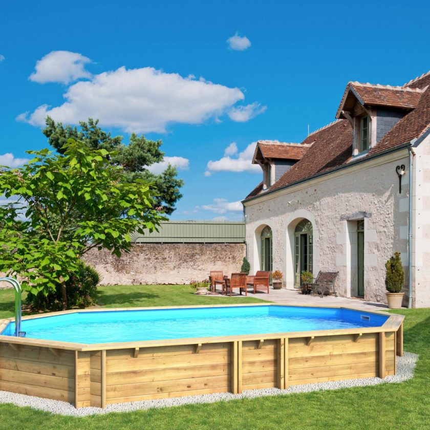 Piscine bois weva +640, pin, bf, ht:146