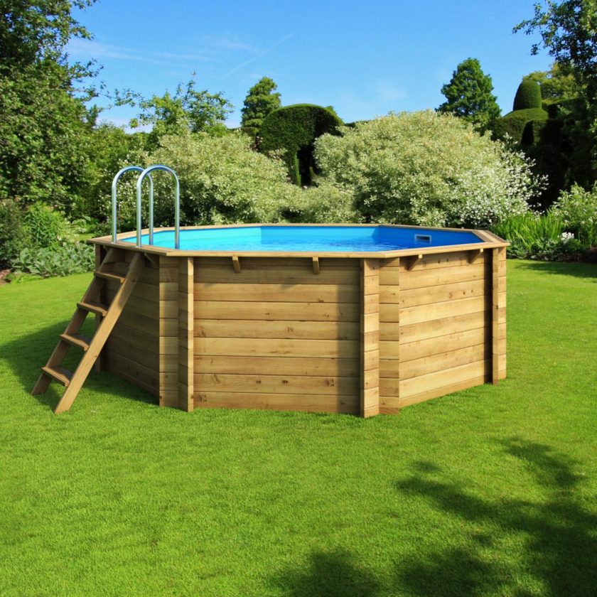 Piscine bois tropic 414, pin, bf, ht:120, bwt