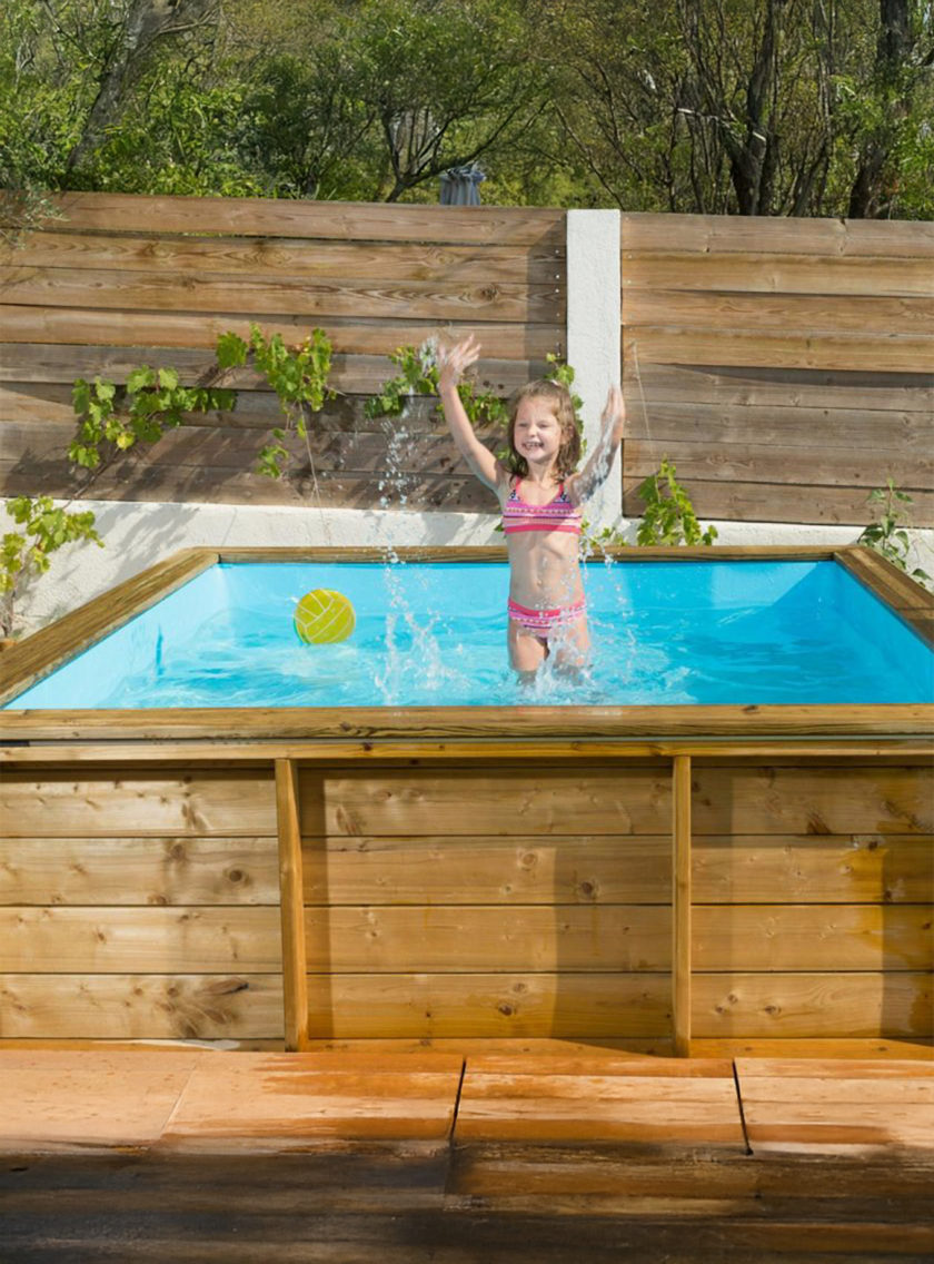 Piscine bois pistoche tropic junior 2,00 x 2,00m – Image 4