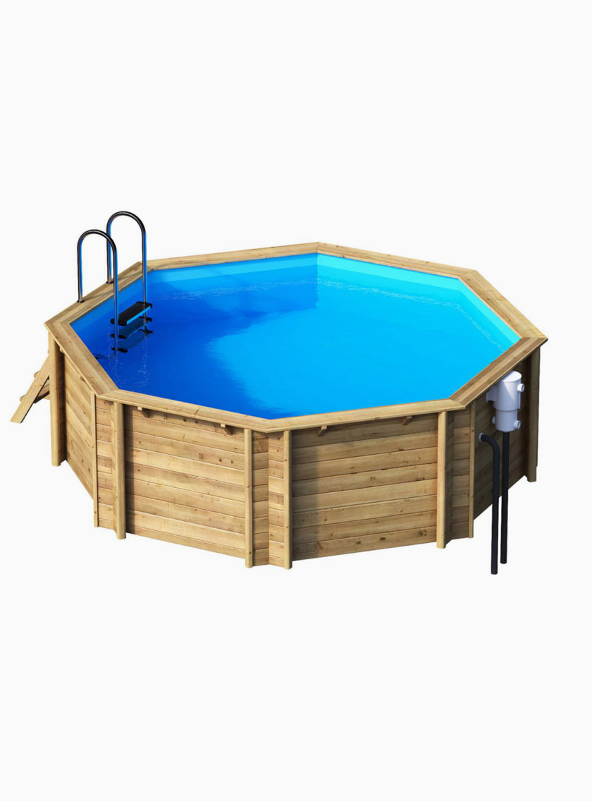Piscine bois weva octogonale Ø 5,28m x 1,33m