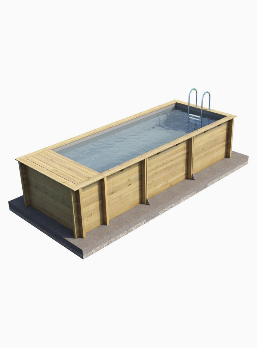 Piscine bois urbaine 6,00m x 2,50m