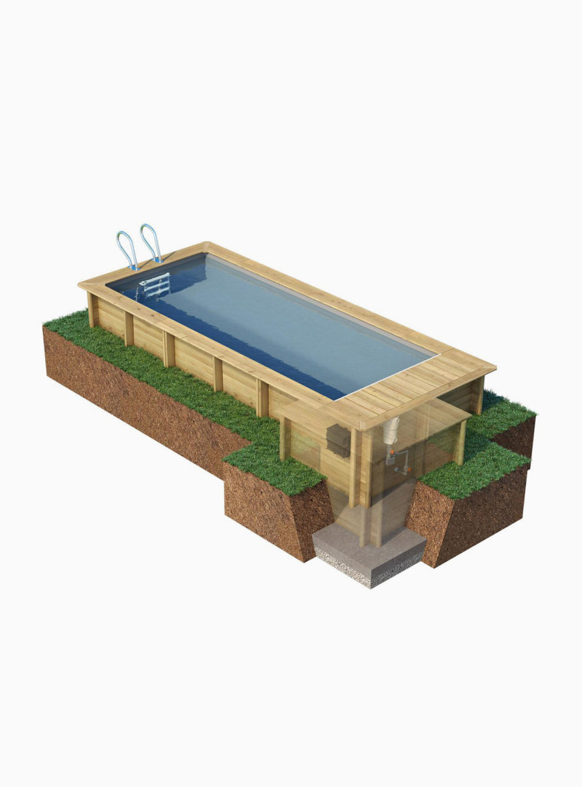 Piscine bois urbaine 6,00m x 2,50m – Image 7