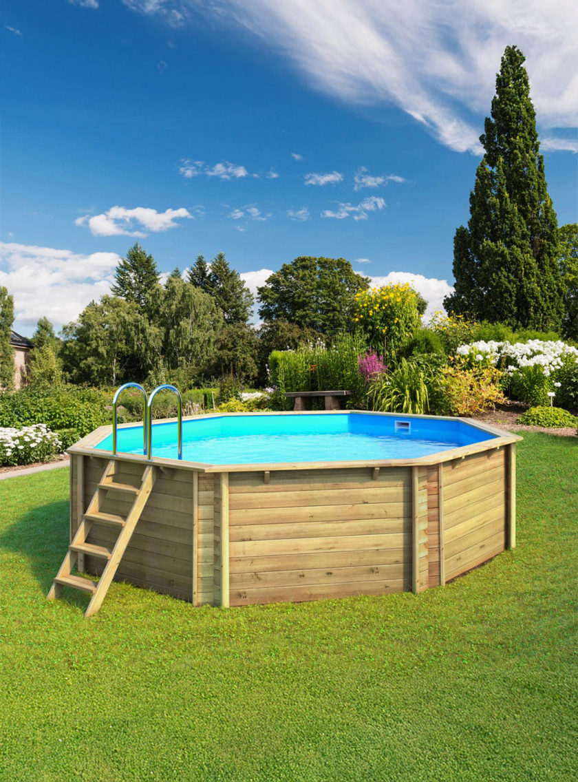 Piscine bois Tropic octogonale Ø 4,14m x 1,20m – Image 2