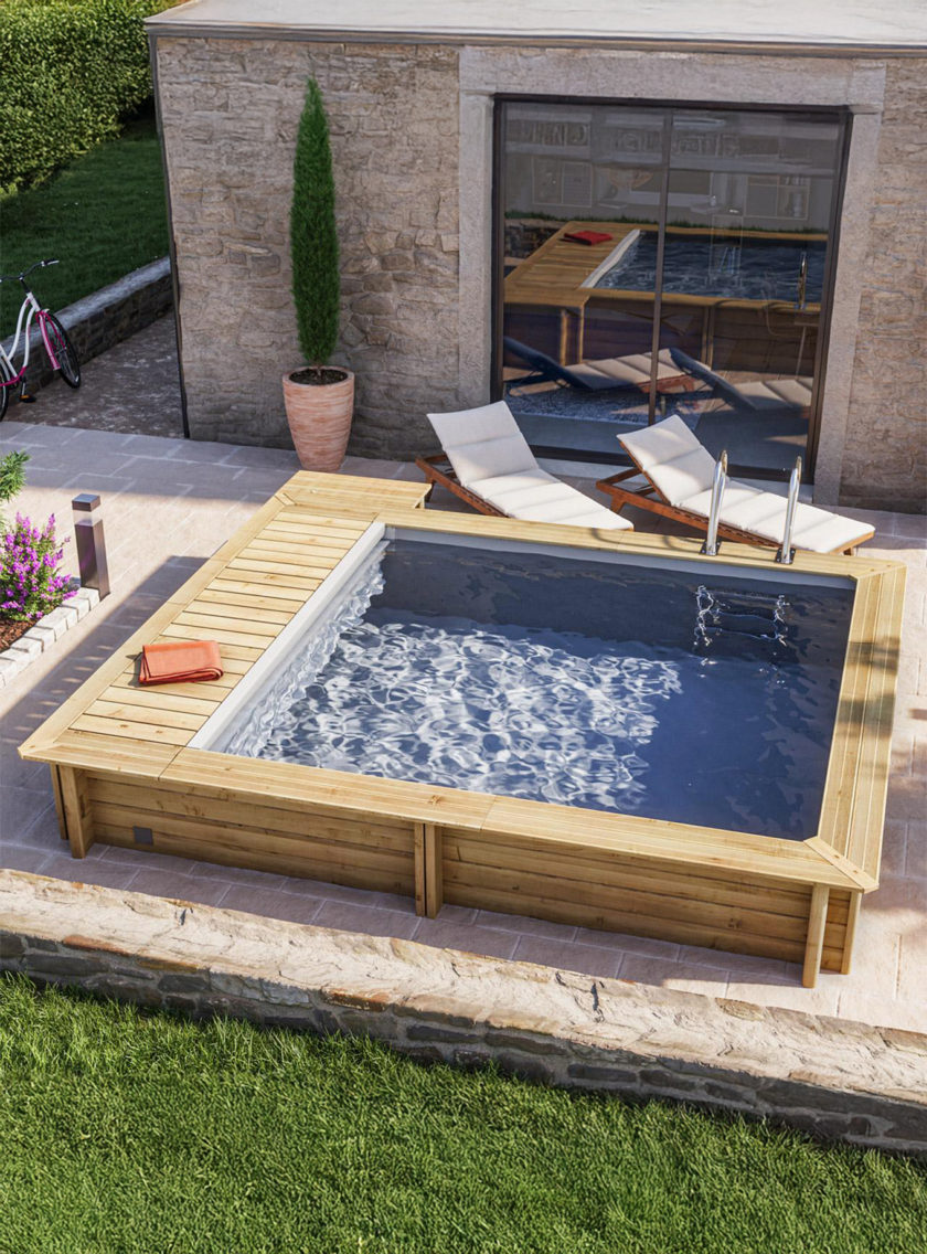 Piscine bois urbaine 4,20m x 3,50m – Image 4