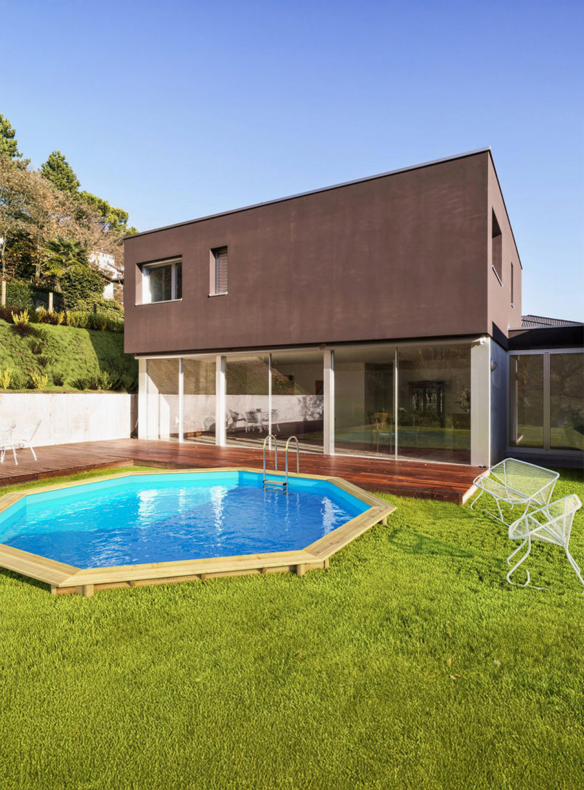 Piscine bois weva octogonale Ø 5,28m x 1,33m – Image 2