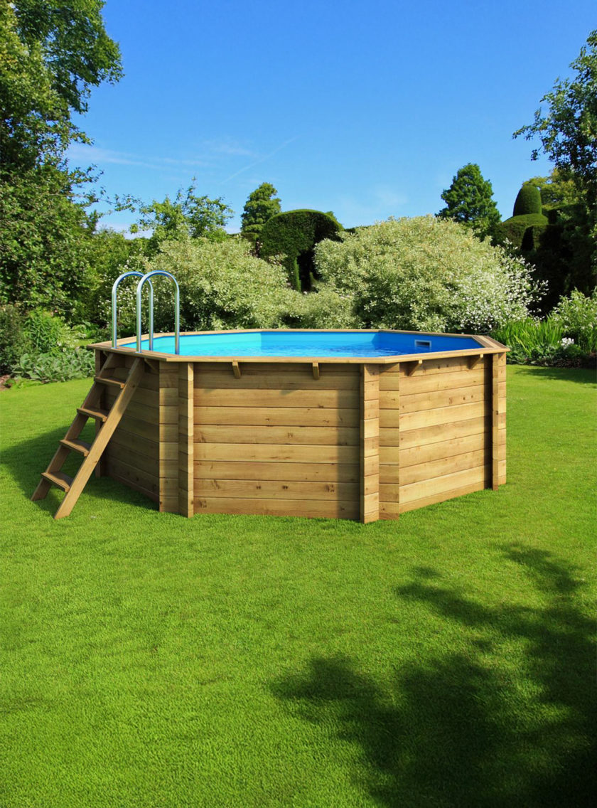 Piscine bois weva octogonale Ø 5,28m x 1,33m – Image 3